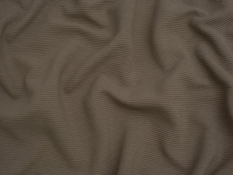 Minerva Core Range Taupe Cotton Ottoman Rib Stretch Knit Fabric