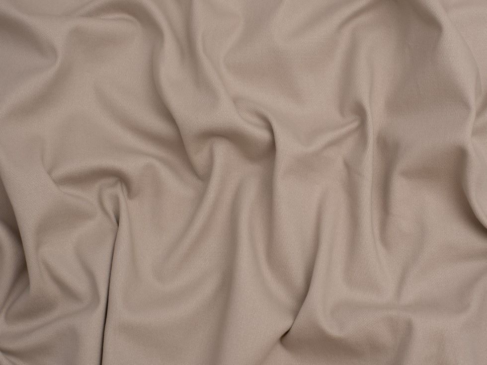 Minerva Core Range Sandstone Brushed Stretch Woven Cotton Twill Fabric
