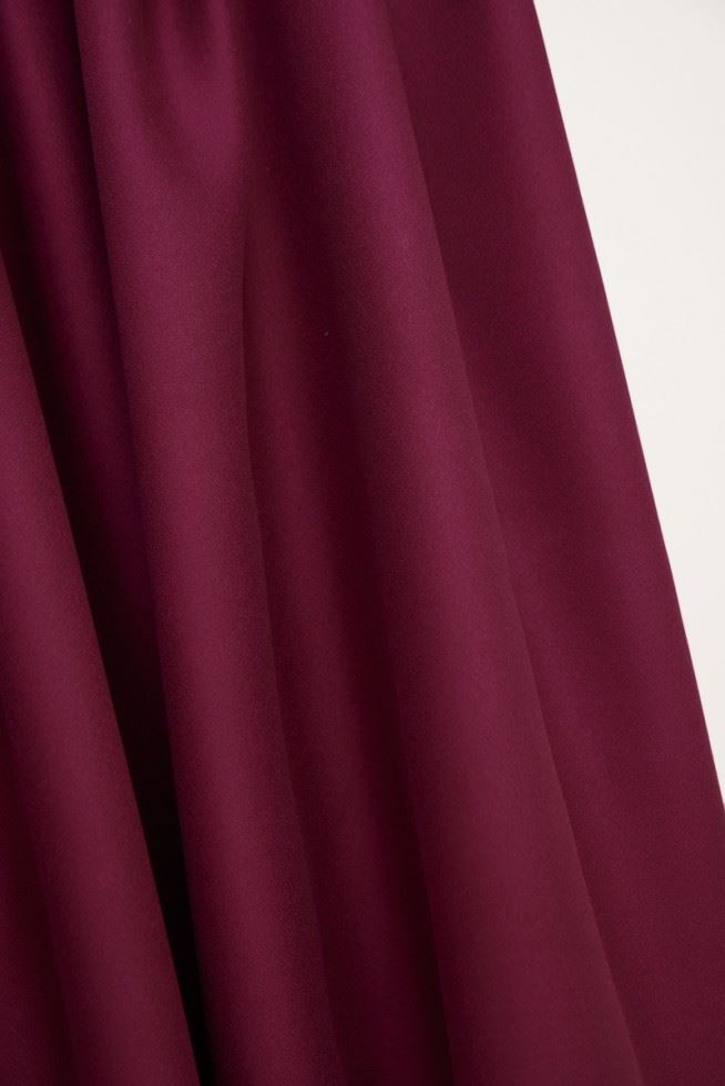 Mind The MAKER Leia Solid Ecovero Viscose Crepe Fabric Fuchsia-image