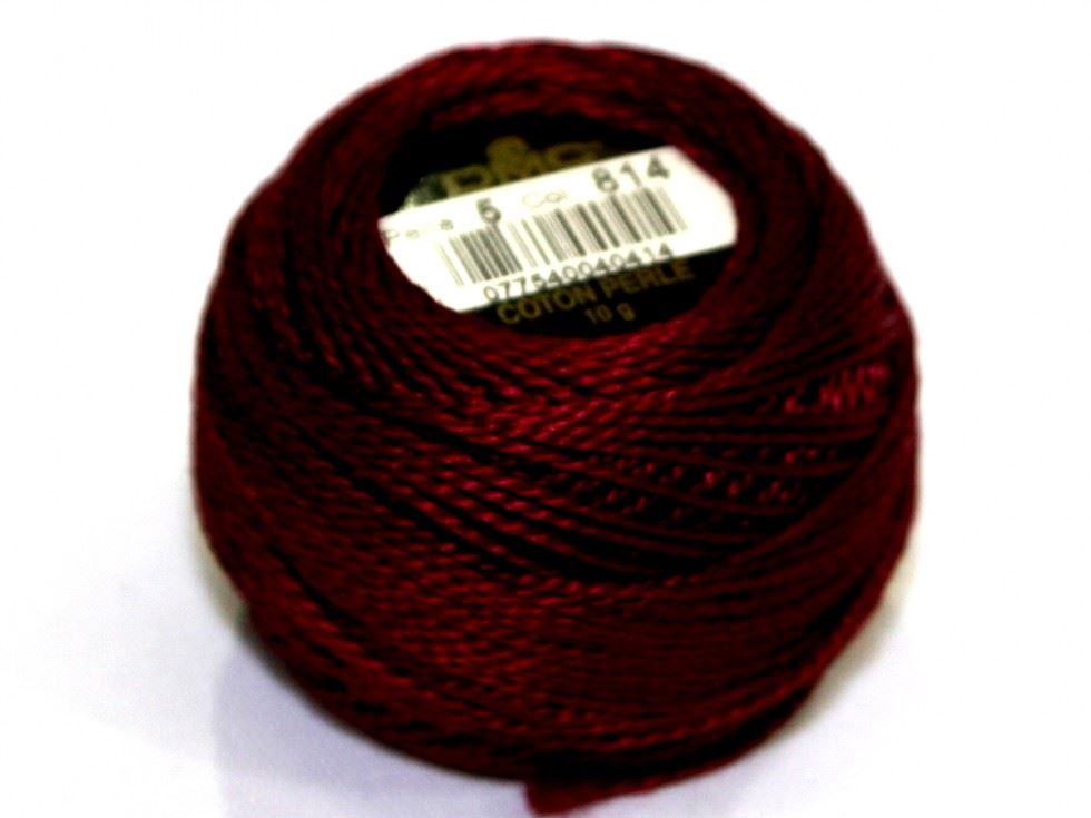 Dmc 814 Size 5 Cotton Perle Thread