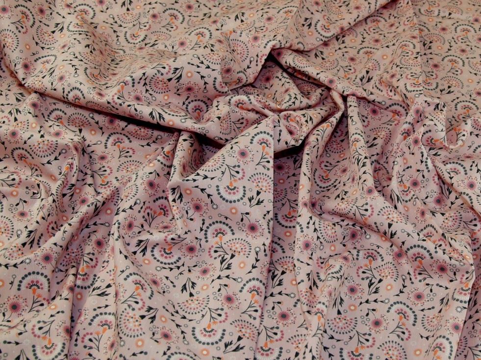 John Louden Rose 100% Cotton Fabric
