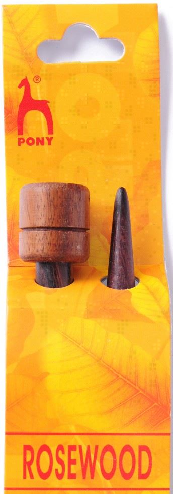 Pony Knitting Pins: Single-Ended: Rosewood: 35cm x 10.00mm - Image 3