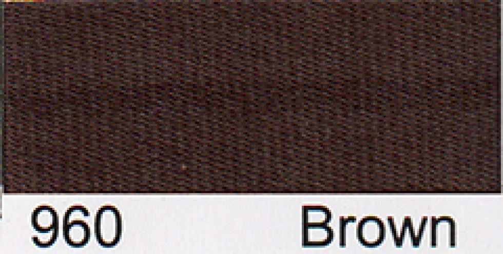 Essential Trimmings Satin Bias Binding Tape Brown
 