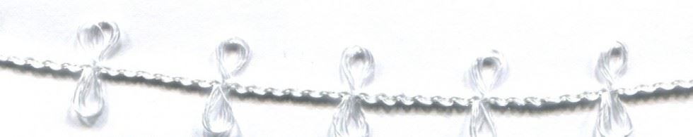 String Bow Ribbon White