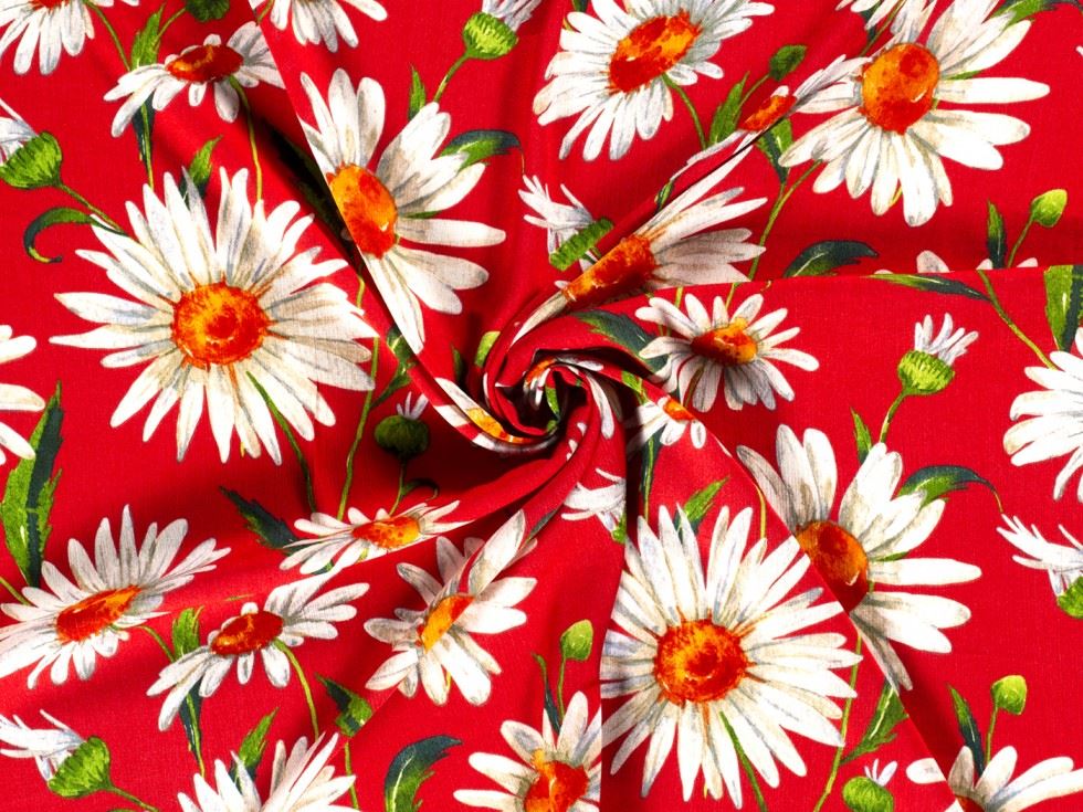 Viscose Crepe Fabric Red
 