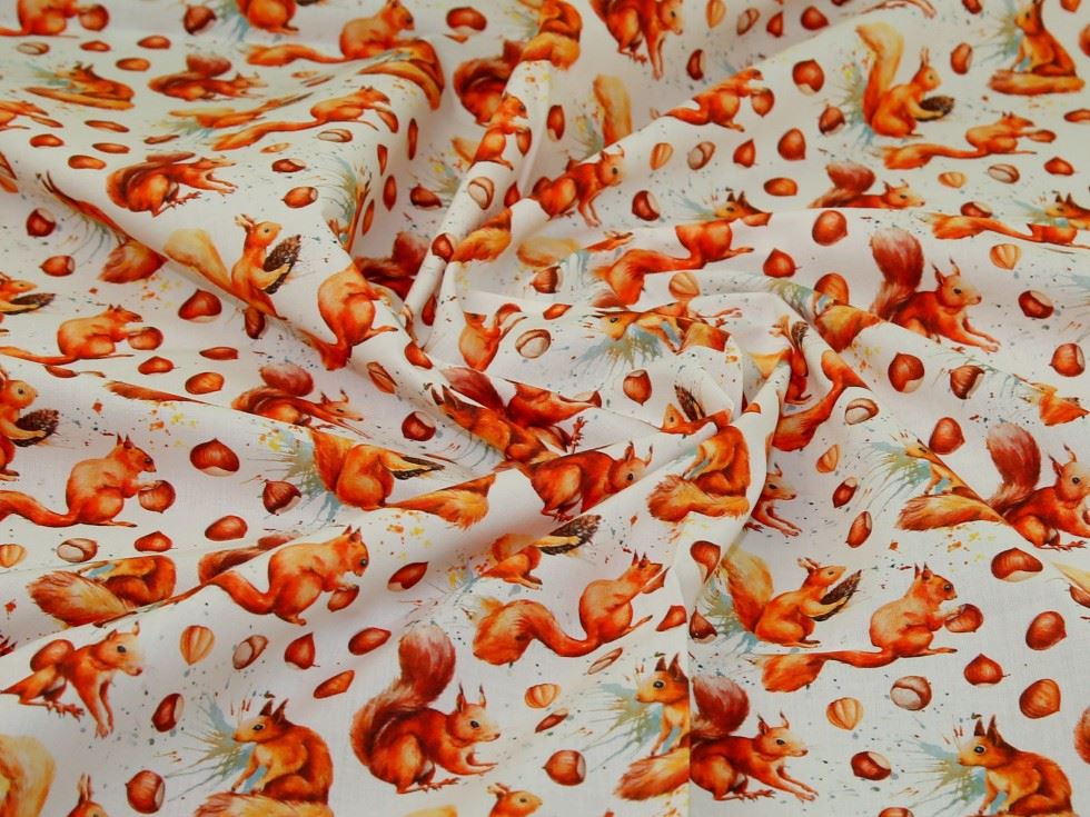 100% Craft Cotton Fabric Orange
 