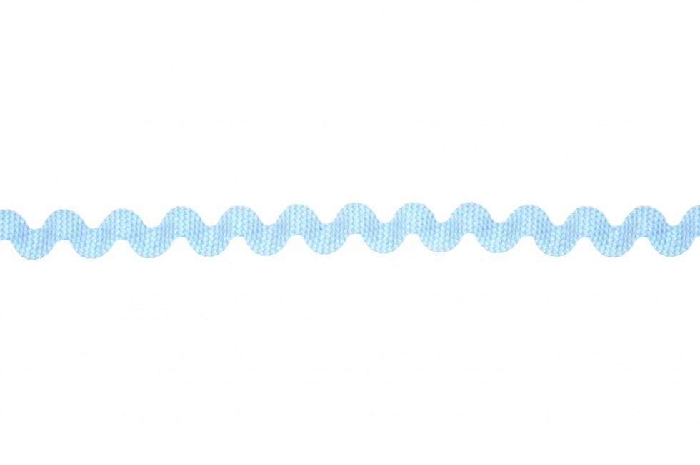Essential Trimmings Stripy Ric Rac Trim (Value Roll) Blue