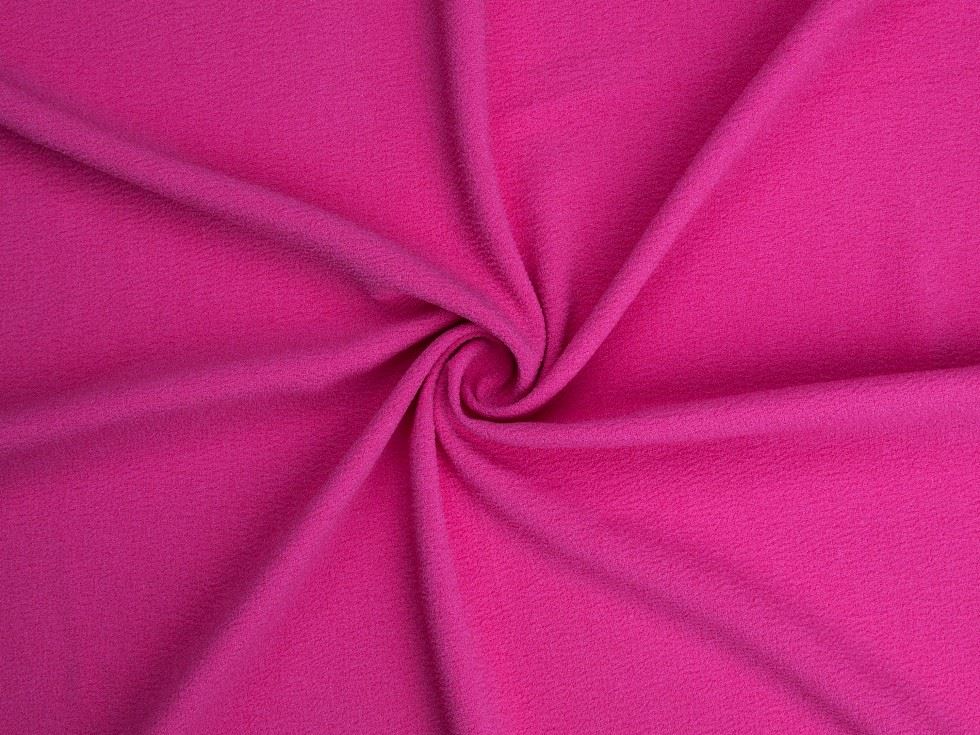 Deadstock Silhouette Stretch Woven Crepe Fabric Geranium
 