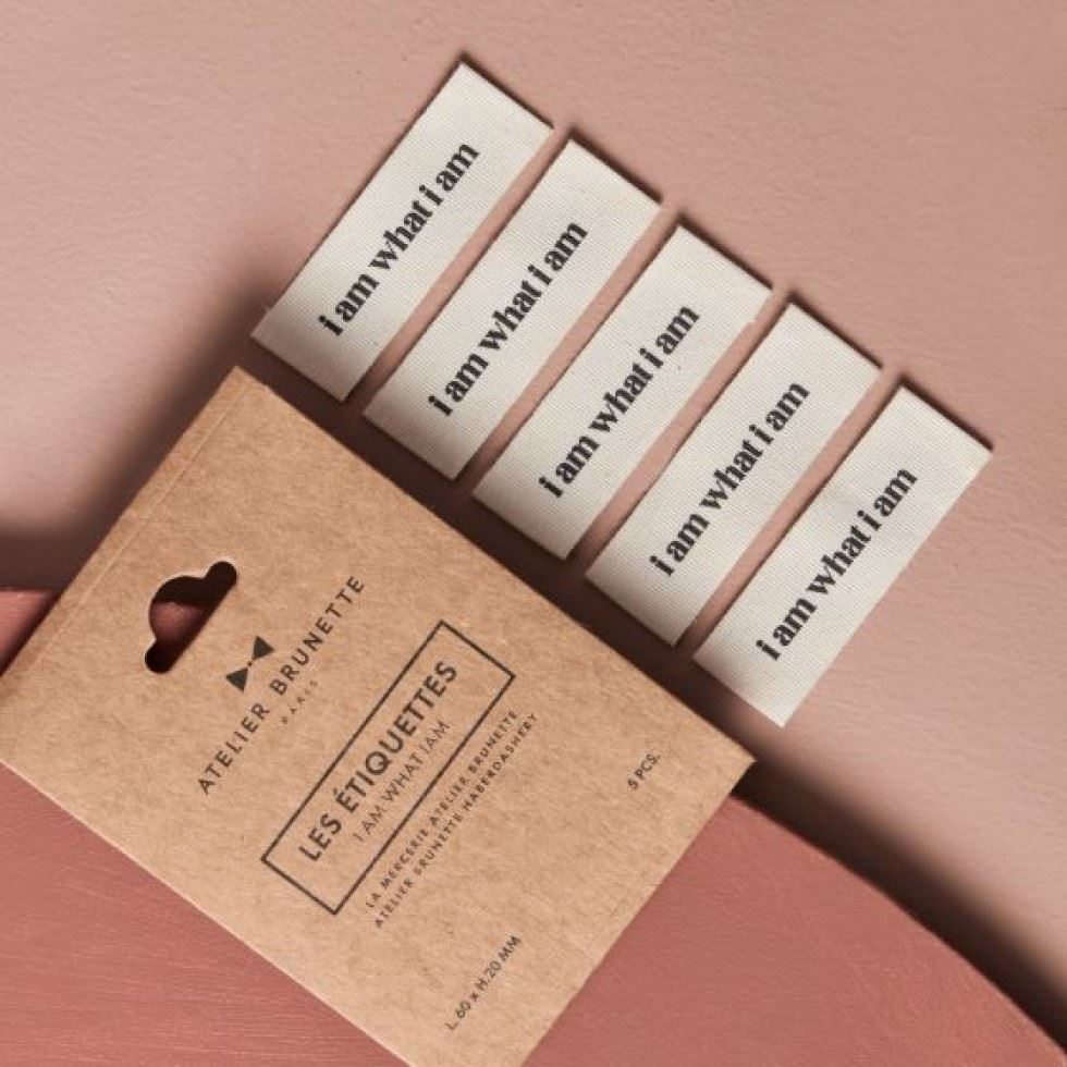 Atelier Brunette I Am What I Am Woven Labels