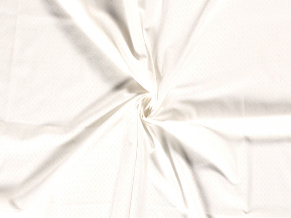 Cotton Dobby Fabric Ivory
 