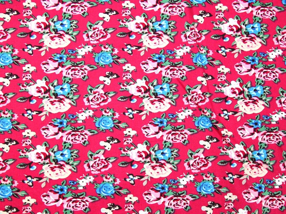 Pink Deadstock 100% Cotton Poplin Fabric