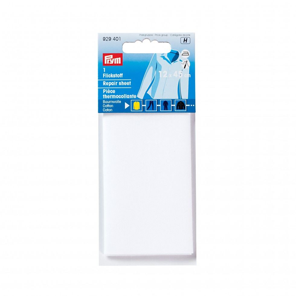 Prym White Cotton Repair Sheet