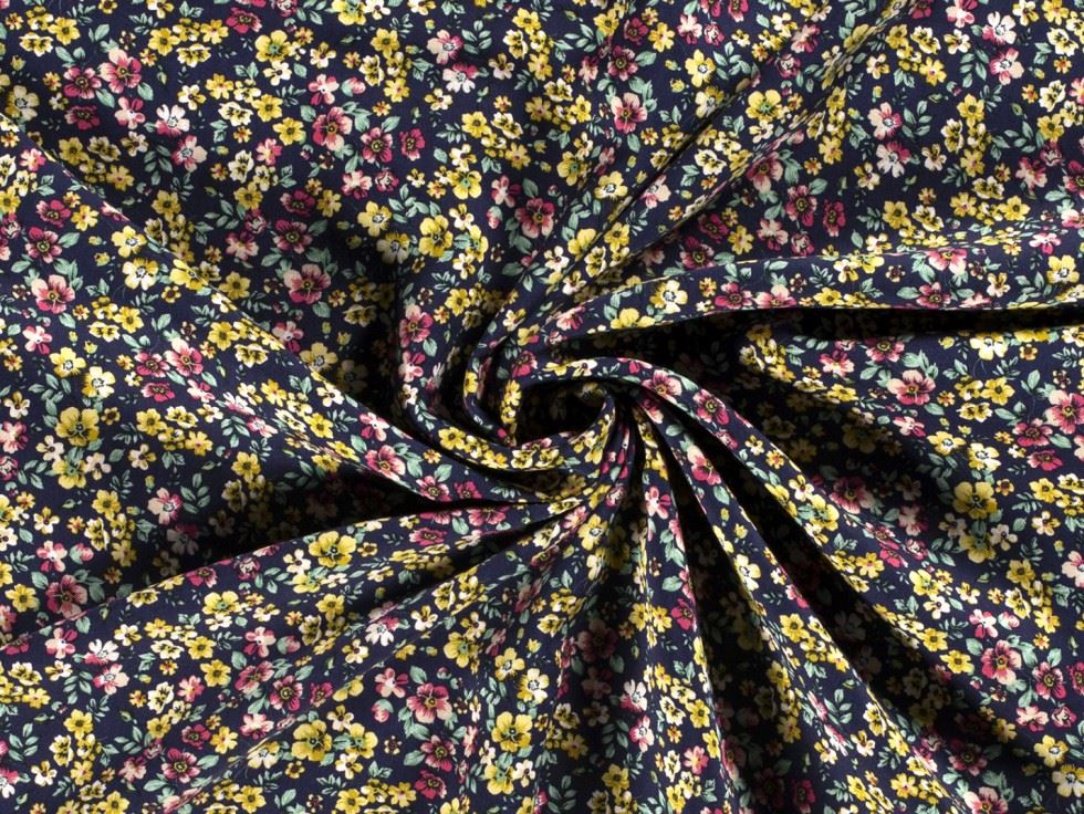 Viscose Crepe Fabric Rose
 