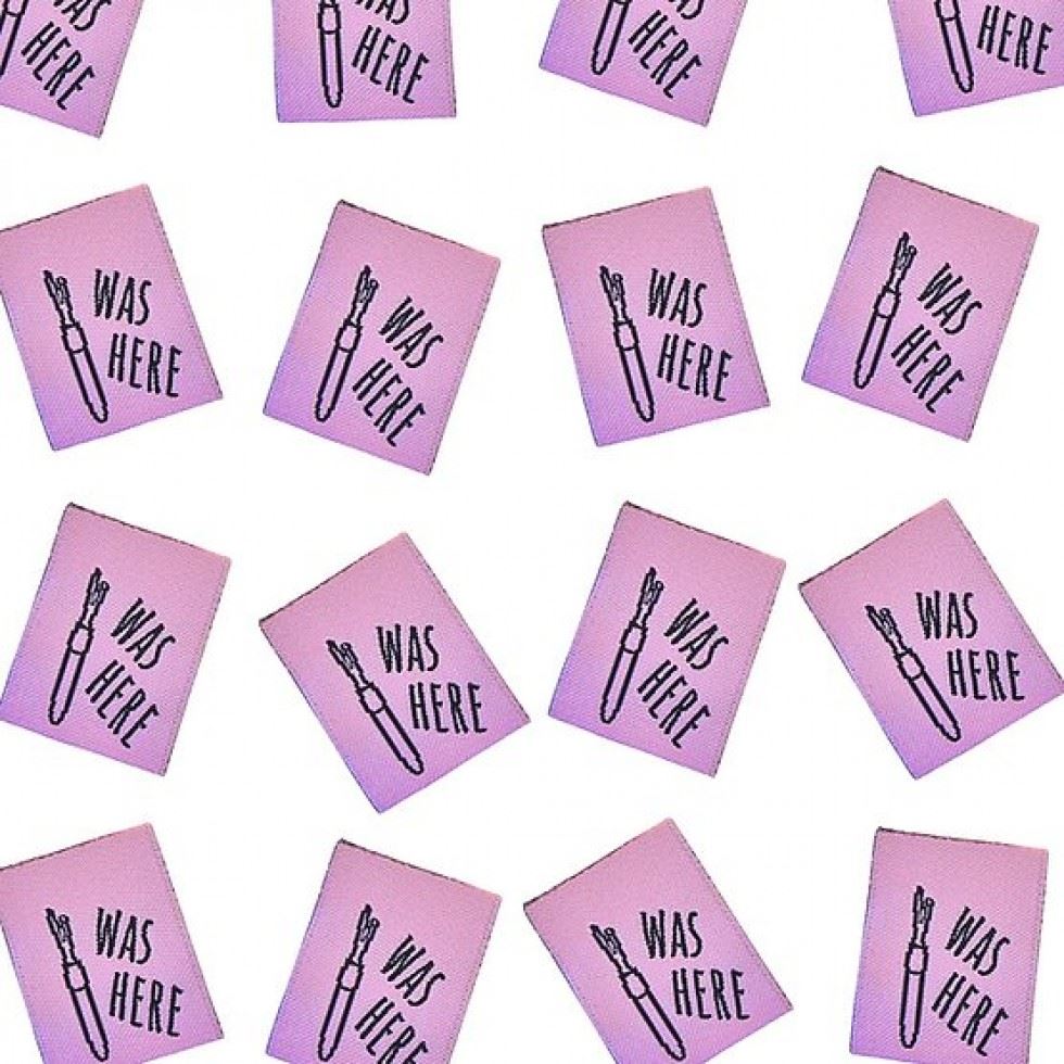 Sew Anonymous Was Here Woven Labels
 