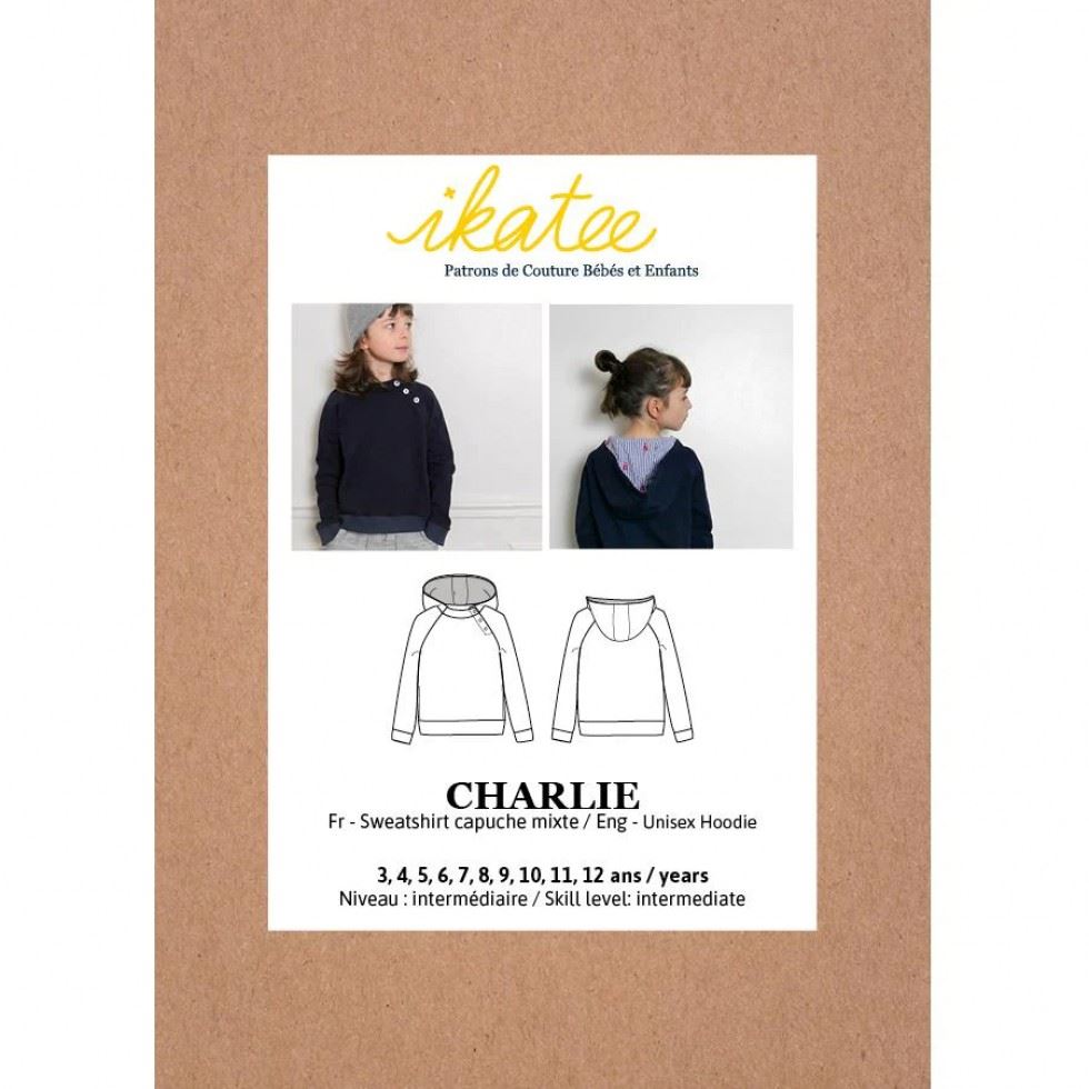 Ikatee Sewing Pattern Kids Charlie Hoodie