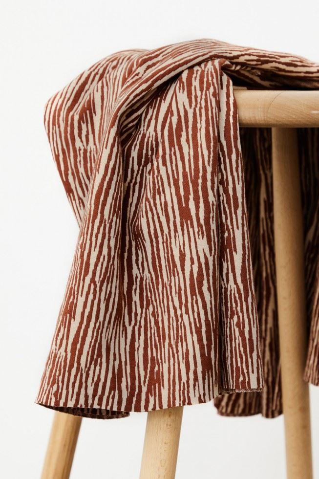 Mind The Maker Sienna & Dune Organic Jacquard Textured Stretch Knit Fabric