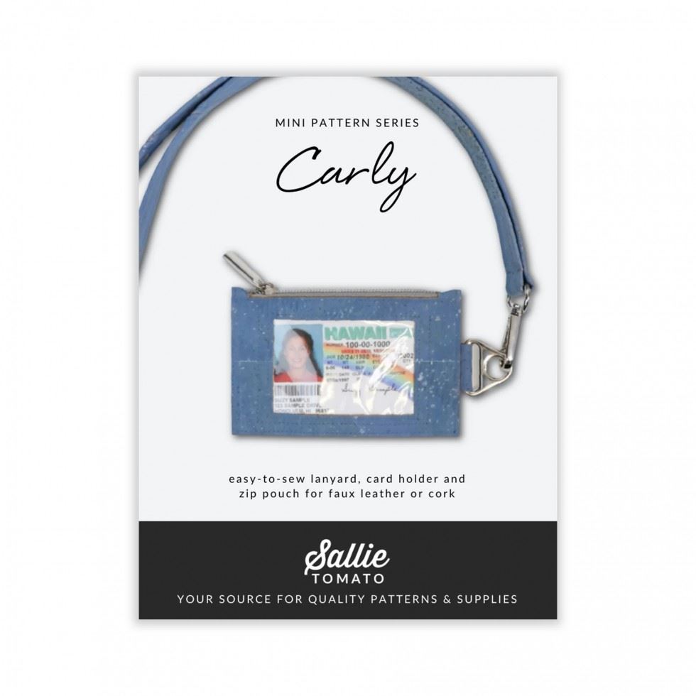 Sallie Tomato Paper Sewing Pattern Carly Lanyard Card Holder