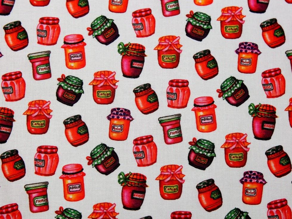 Stof France 100% Cotton Fabric Red