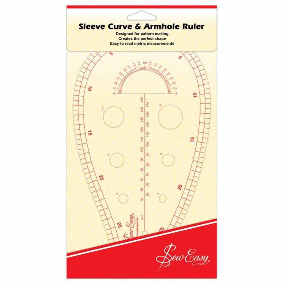 Sew Easy Metric Sleeve Curve & Armhole Ruler