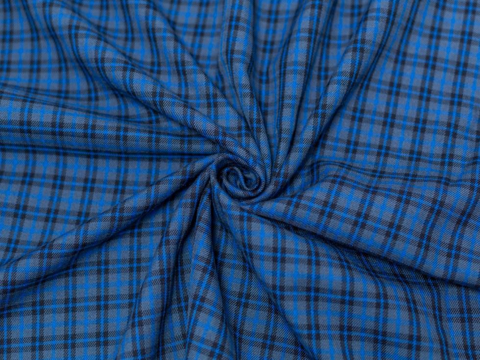 Minerva Core Range Heavy Polyester Viscose Suiting Fabric Check Design 65
 