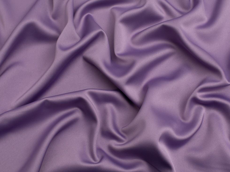 Minerva Core Range Royal Micro Satin Fabric Lilac
 