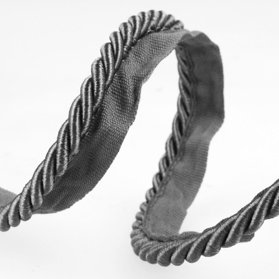 Stephanoise Flanged Piping Cord Dark Grey