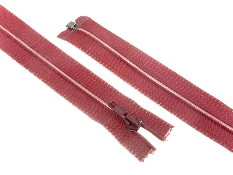 Nylon Open End Coat Zips Dusky Pink