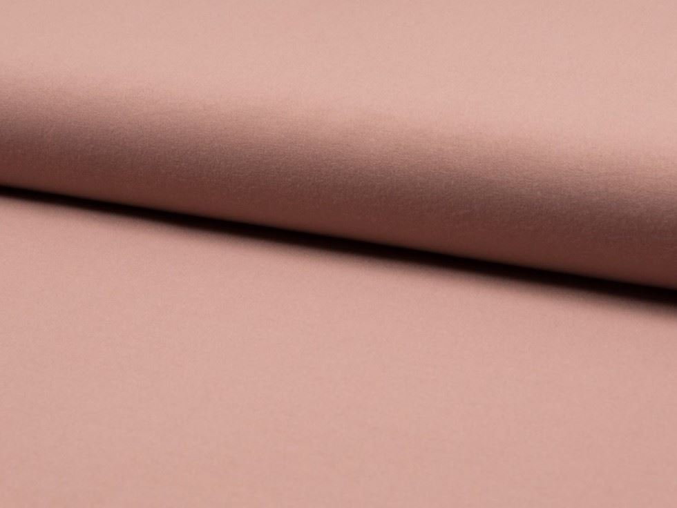 Deadstock Heavy Stretch Woven Viscose Bengaline Fabric Blush
 