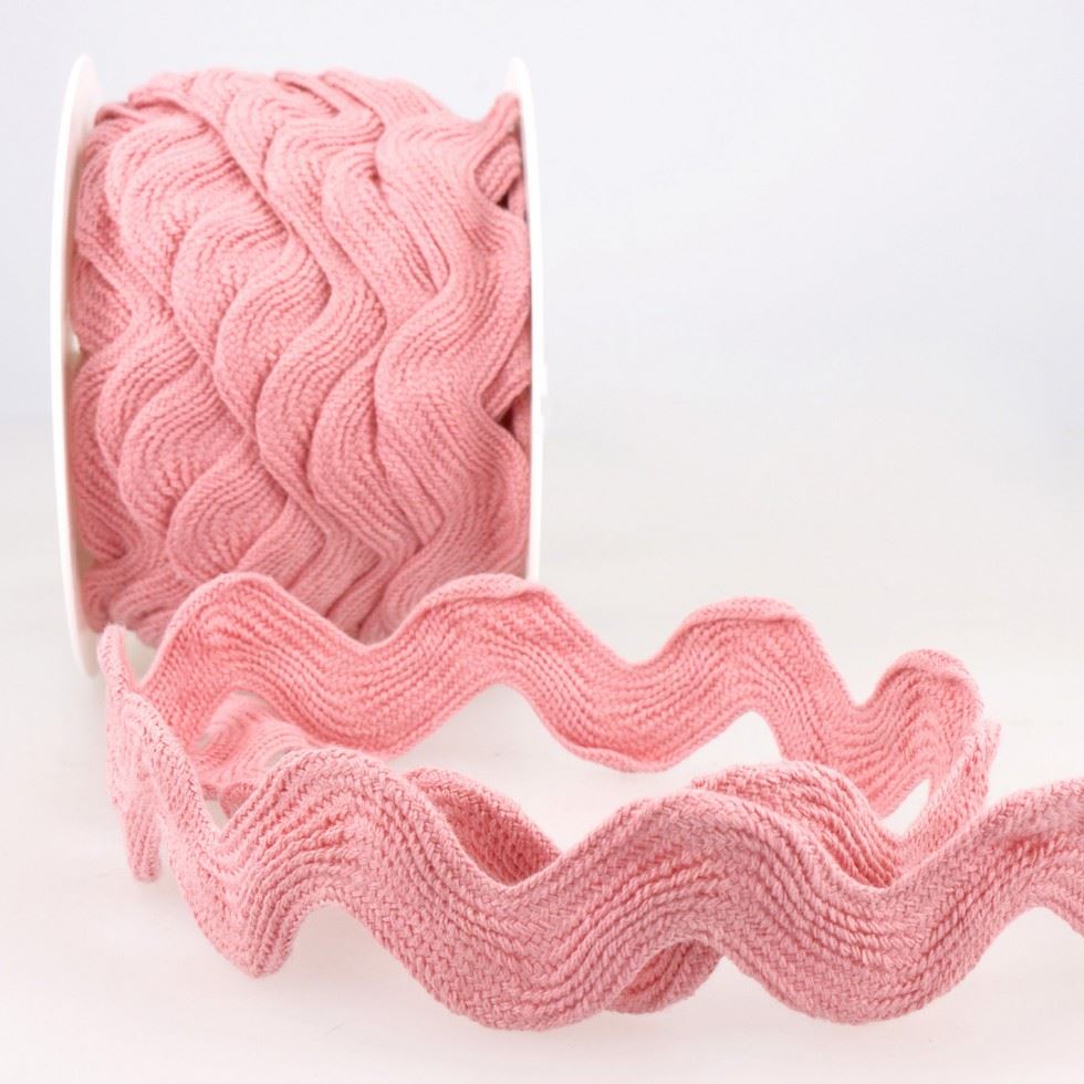 Stephanoise Rose Pink Ric Rac Trim