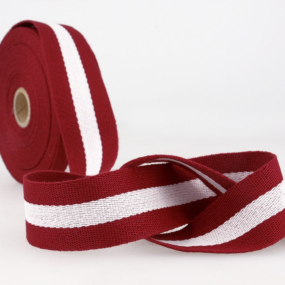 Stephanoise Polyester Webbing Burgundy
