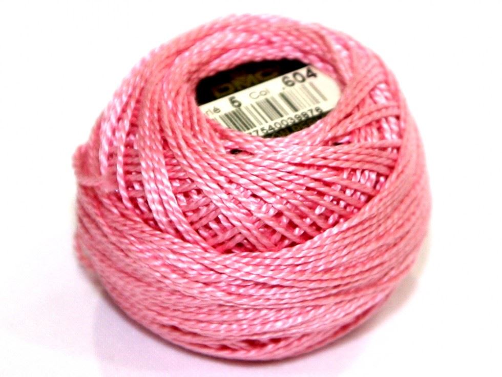Dmc 604 Size 5 Cotton Perle Thread