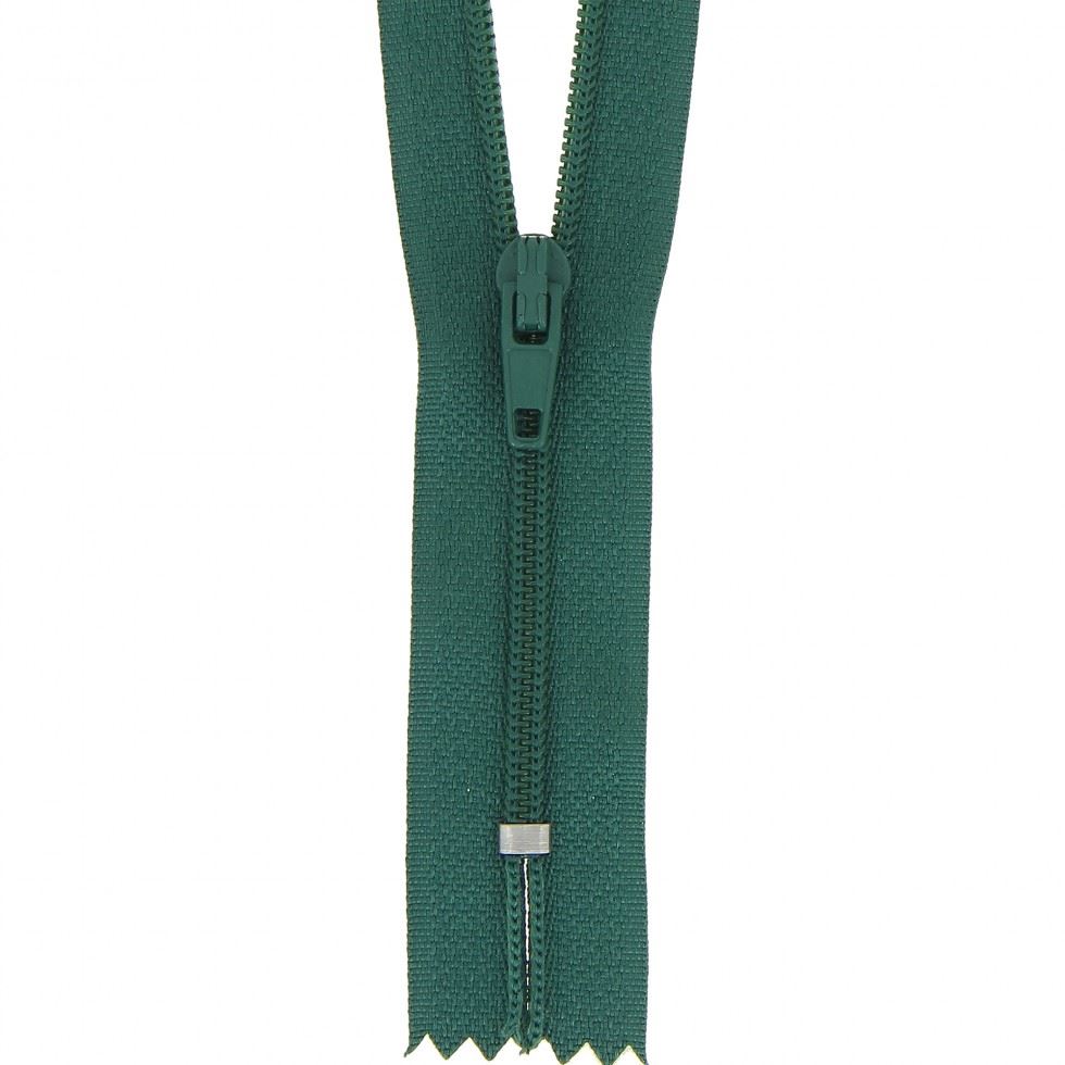 Milward Nylon Dress & Skirt Closed End Zips Bottle Green
 