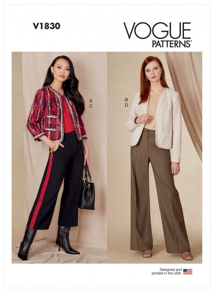 Vogue Paper Sewing Pattern 1830
