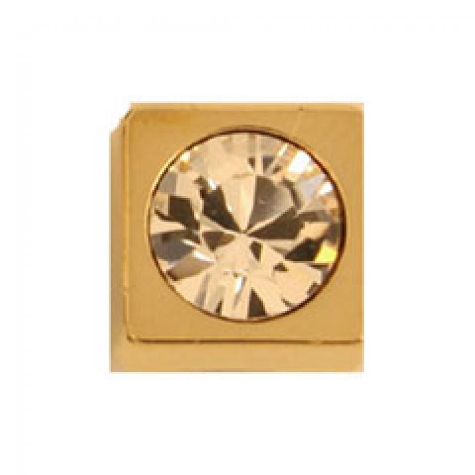 Trimits Gold Square Swarovski Buttons