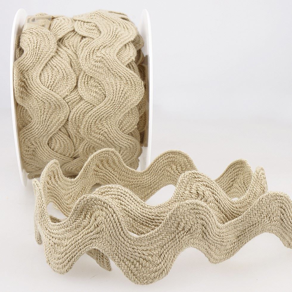 Stephanoise Ric Rac Trim Linen
