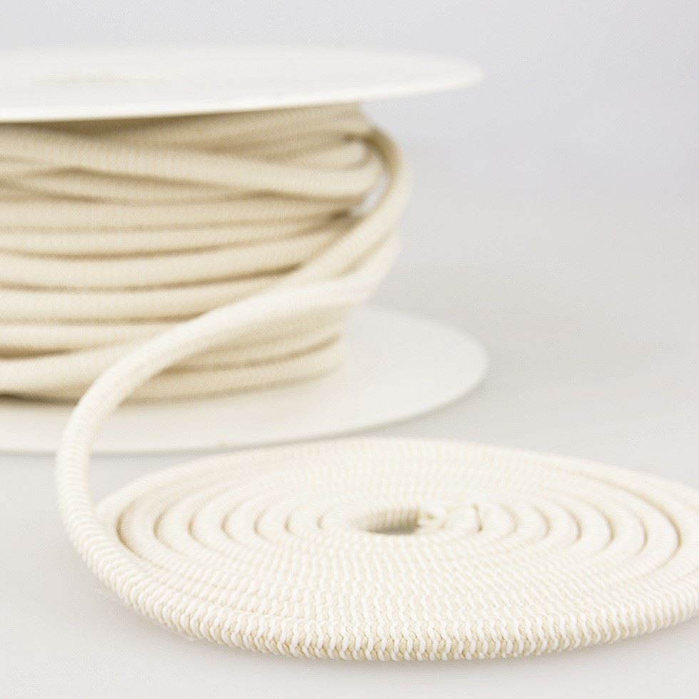 Stephanoise Round Elastic Cord Ivory
 