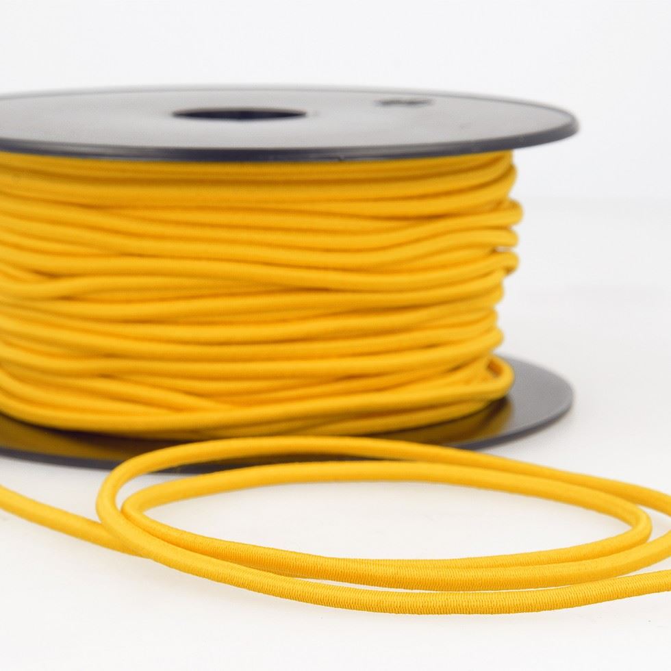 Stephanoise Round Elastic Cord Yellow
 