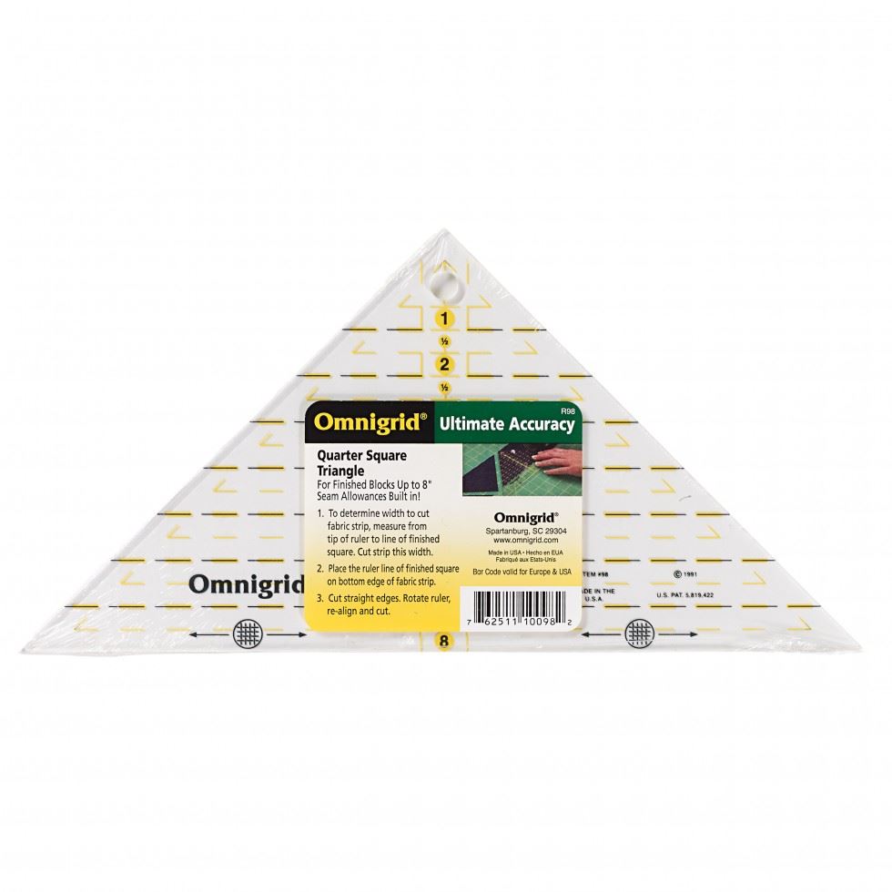 Prym Omnigrid Jaunty Triangle Quilting Ruler