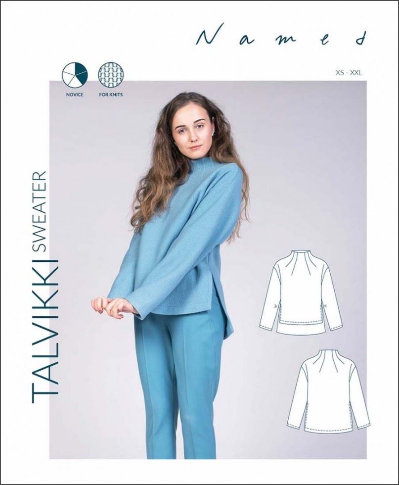 Named Clothing Paper Sewing Pattern Talvikki Sweater
 