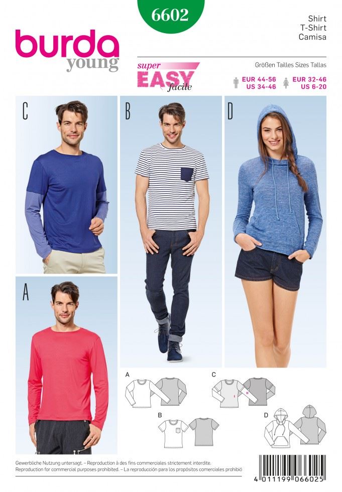 Burda Paper Sewing Pattern 6602
 