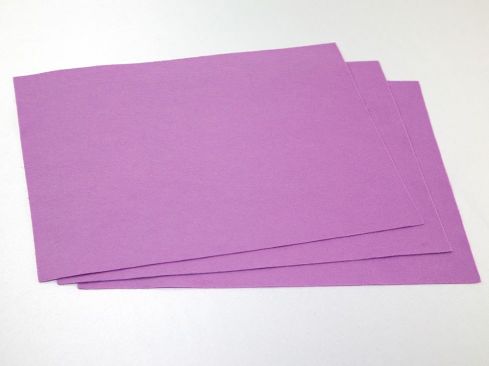 Minerva Core Range Lavender 9X12inch Acrylic Felt Fabric Sheets