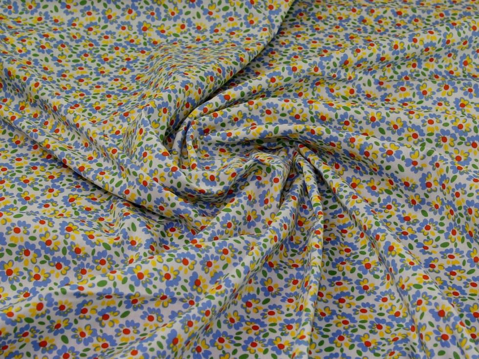 Deadstock 100% Cotton Poplin Fabric White
 