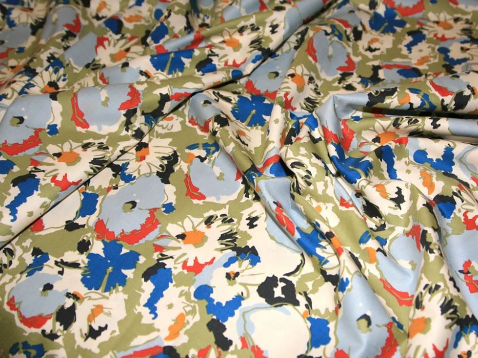 Sage Cotton Lawn Fabric