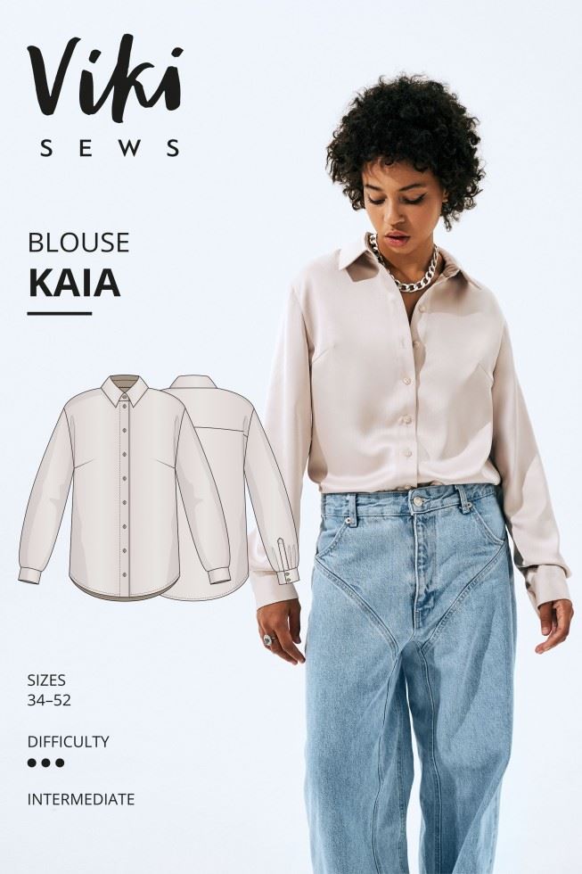 Vikisews Sewing Pattern Kaia Blouse