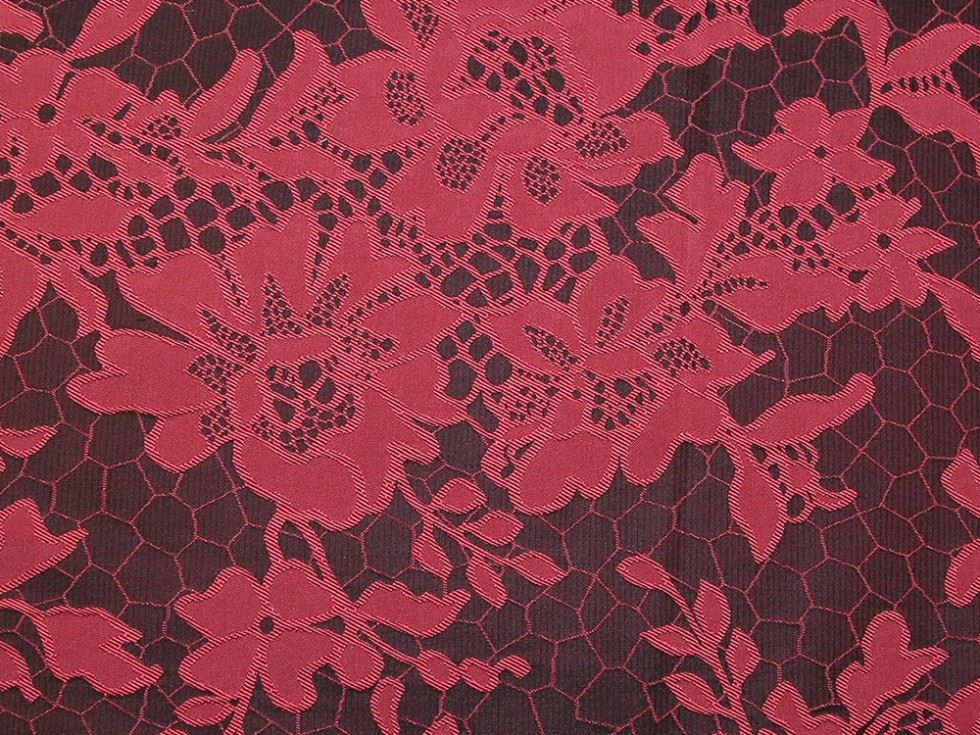 Pink Deadstock Woven Brocade Fabric