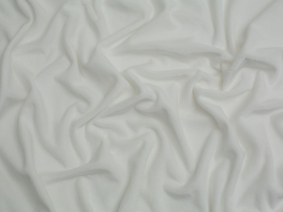 Minerva Core Range Ivory Super Soft Plush Fleece Fabric
