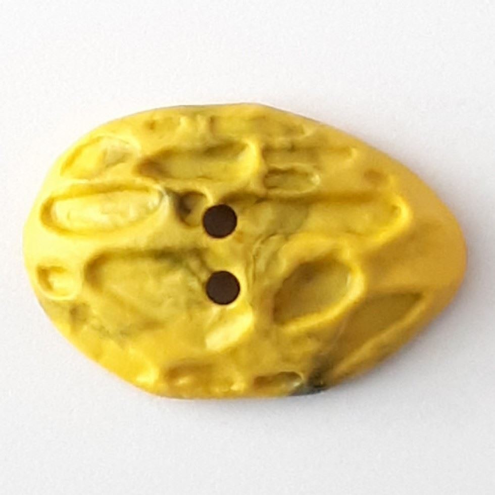 Dill Yellow Irregular Plastic Buttons (Value Pack)