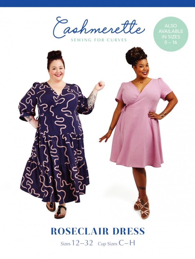 Cashmerette Paper Sewing Pattern Roseclair Dress
 