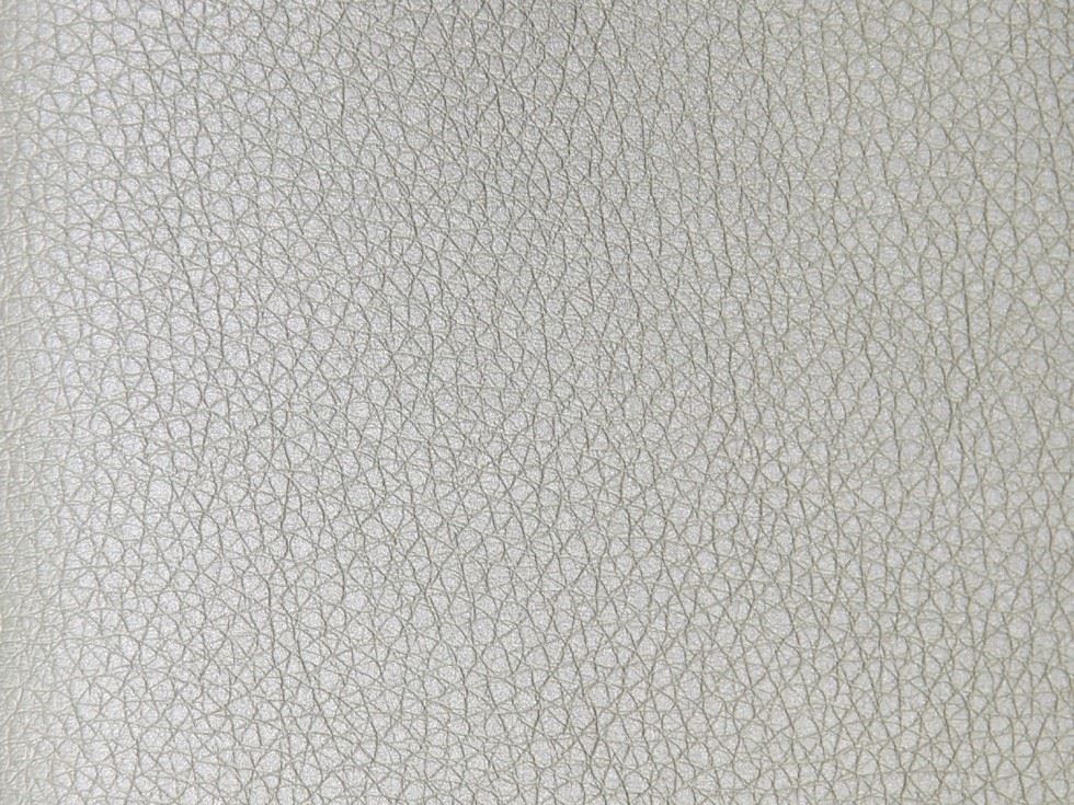 Stof France Heavy Soft Faux Leather Fabric Metallic Pearl
 