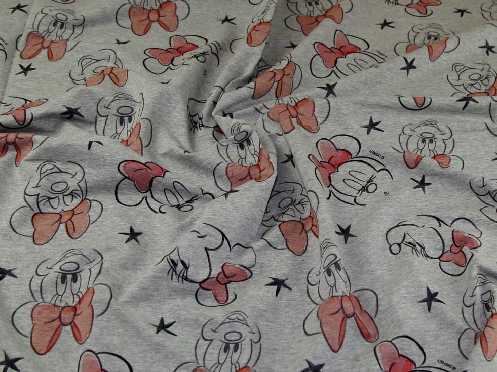 John Louden Grey Loop Back French Terry Stretch Knit Fabric